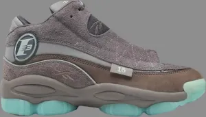 Кроссовки unik x answer dmx 'grey sand' Reebok, серый