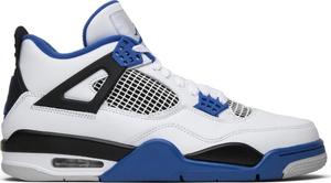 Кроссовки Air Jordan 4 Retro Motorsports, белый