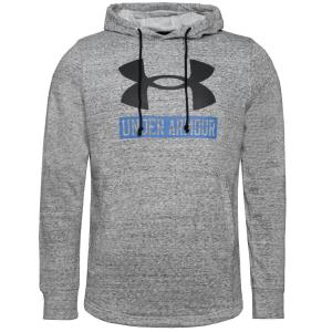 Мужская худи с большим логотипом Rival Fleece UNDER ARMOUR, красный