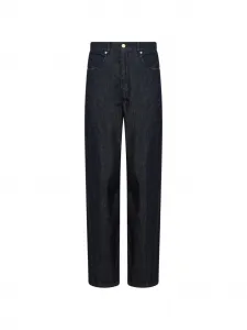 Джинсы с нашивкой-логотипом и пятью карманами 'S Max Mara, синий