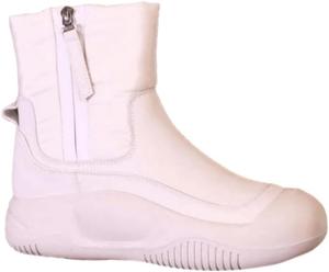 Женские модные короткие ботинки - толстая подошва, высокий каблук, теплые, легкие и удобные - подходят для повседневного ношения или работы. SPKFHD, White