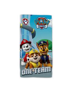 Paw Patrol Хлопковое пляжное полотенце, махровое банное полотенце с высококачественным принтом, 70x140 см, многоцветное
