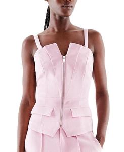 Топ Monica AS by DF, розовый