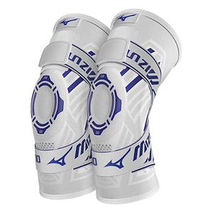 Наколенники для бега, альпинизма, походов, волейбола, футбола, бадминтона, баскетбола, фитнеса unisex Mizuno, серо-голубой