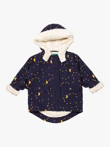 Детское пальто из шерпи с ночным принтом Little Green Radicals