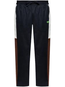 Ea7 Emporio Armani спортивные брюки со вставками, синий