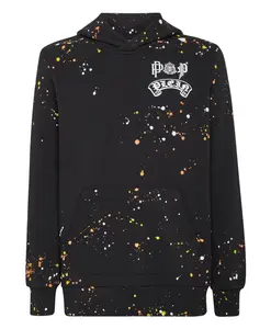 Толстовка с капюшоном Stones La Fingers Philipp Plein, черный