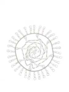 Ободок с кристаллами Rabanne, серебристый