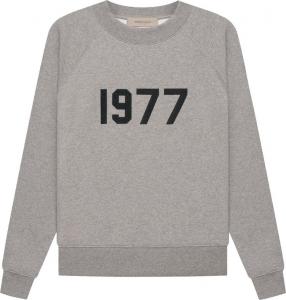 Толстовка Fear of God Essentials Essentials Crewneck 'Dark Oatmeal', серый