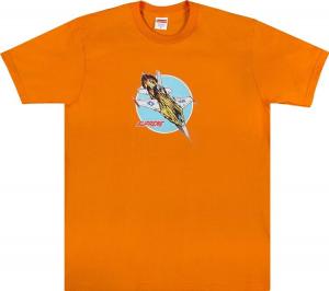 Футболка Supreme Jet Tee 'Orange', оранжевый