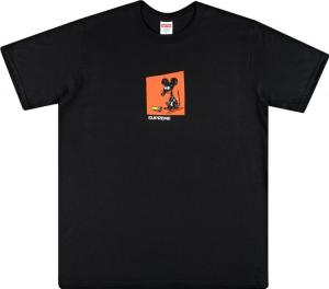 Футболка Supreme Mouse Tee 'Black', черный