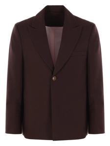 Однобортный блейзер Séfr, коричневый