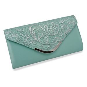 Сумка Steuer Modeschmuck Steuer Abendtasche Seidenoptik, зеленый