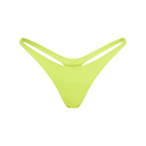 Купальник SKIMS Signature Swim Thong Bikini, желтый