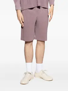 Плиссированные шорты Homme Plissé Issey Miyake, фиолетовый