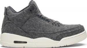 Кроссовки Air Jordan 3 Retro Wool, серый