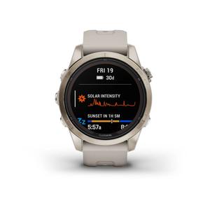 Умные часы Garmin Fenix 7S Pro Sapphire Solar Edition 42мм, 1.2", Wi-Fi, золотистый