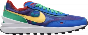 Кроссовки Nike Wmns Waffle One 'Game Royal Citron Green', синий