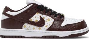 Кроссовки Nike Supreme x Dunk Low OG SB QS 'Barkroot Brown', коричневый