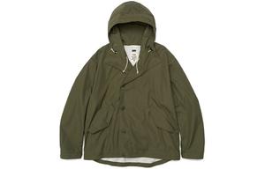 Nanamica Капюшонная куртка унисекс, Khaki Green