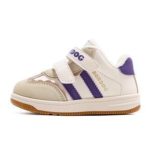 Детская повседневная обувь для дошкольников BOBDOG, бежевый/лиловый