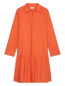 Многоярусное платье с воротником Marc O'Polo, оранжевый