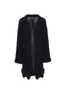 Толстовка faina Strickmantel, черный