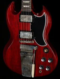 Gibson Custom Shop 1964 SG Standard Reissue Maestro Ultra Light Aged Cherry Red (474)