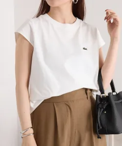 Футболка с французским рукавом и логотипом Lacoste/One-Point