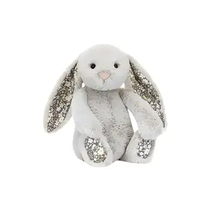 Плюшевая куколка Bunny Floral Dolls высотой 15 см в сидячем положении/рост 23 см JELLYCAT