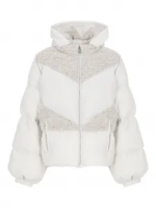 Куртка с капюшоном и вязаной вставкой Panicale, бежевый