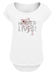 Рубашка F4NT4STIC Stranger Things Hoppers Live Netflix TV Series, белый