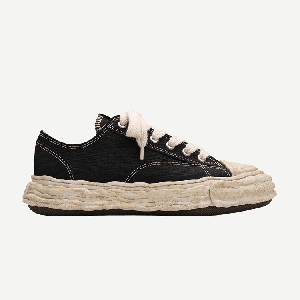 Кроссовки Maison Mihara Yasuhiro Maison Mihara Yasuhiro Peterson 23 OG Sole Garment Dyed Canvas Low 'Black', черный