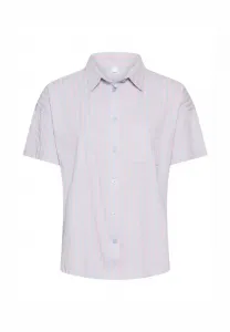 Пижамная рубашка Vivance, Blau-Rosa Gestreift