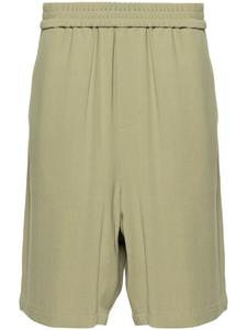 Шорты с эластичным поясом и логотипом AMI Paris