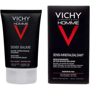 Vichy Homme Sensi Baume успокаивающий бальзам после бритья, 75 мл