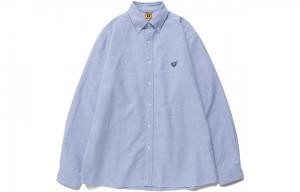 Оксфордская рубашка HUMAN MADE, синяя