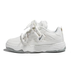 WARRIOR Белые лоу-топы для скейтбординга, цвет White