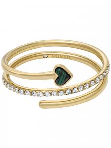 Золотое кольцо Fossil для женщин JF04860710