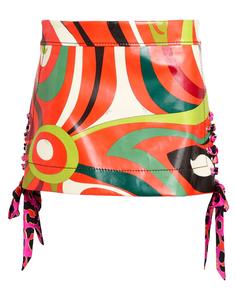 Мини-юбка Pucci, оранжевый