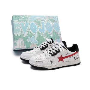 Нескользящие низкие кроссовки для скейтбординга унисекс CVOJOO, White Black