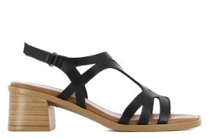 Босоножки Llulio на каблуке Casas, черный