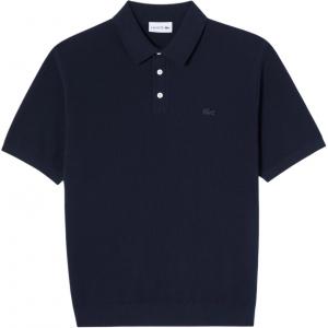 LACOSTE Мужская поло морского синего цвета