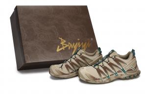 XA PRO 3D 811 Manufacturing, Desert Wanderer, Special Shoe Box, низкие треккинговые ботинки для альпинизма унисекс SALOMON, зеленый коричневый