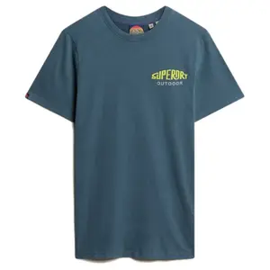 Футболка с коротким рукавом Superdry Mountain Relaxed Fit, синий