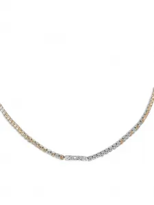 Колье с кристаллами Boss, серебристый