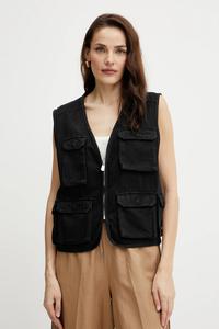 Джинсовая безрукавка Pinko, черный