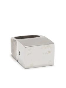 Кольцо Geo Parts of Four, металлик