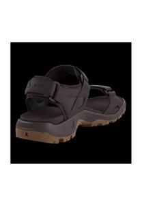 Сандалии для улицы "offroad" кожаные на липучке Ecco, цвет mocha