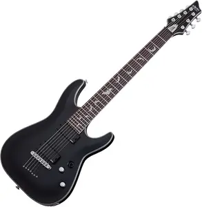 Совершенно новая электрогитара Schecter Damien Platinum-7, цвет сатиновый черный